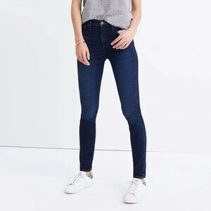 Madewell 10" High-Rise Skinny Jeans in Hayes Wash